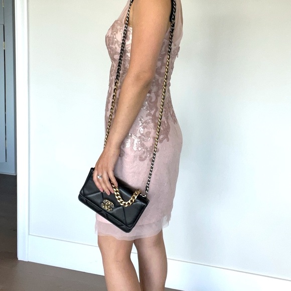 💕BCBG MAXAZRIA size 2 Cocktail Dress Dust Pink - Picture 4 of 11